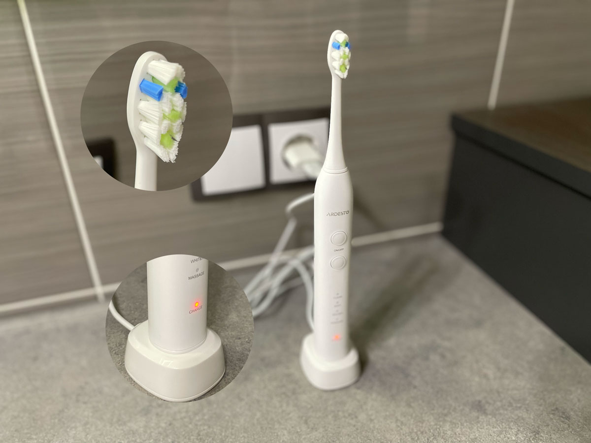 Огляд електричної зубної щітки ARDESTO ETB-112W