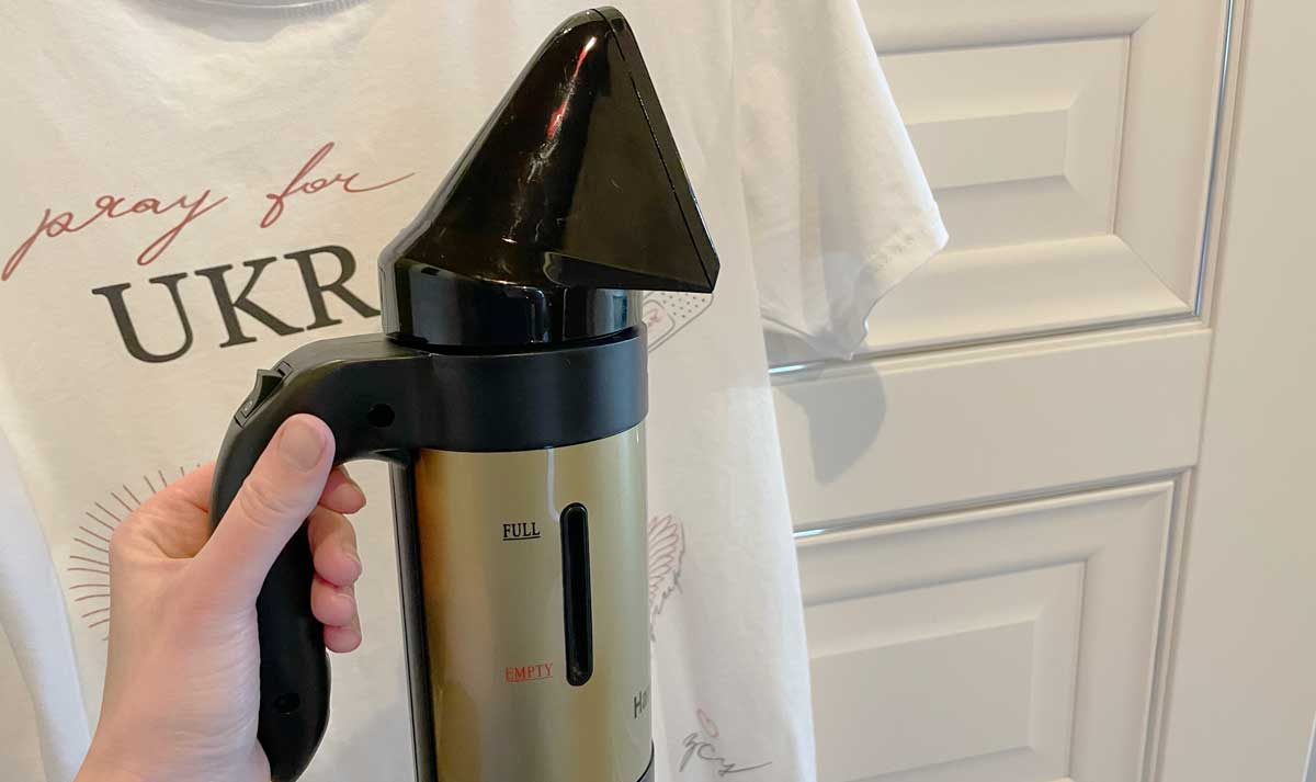 Огляд ручного відпарювача для одягу A6 650W