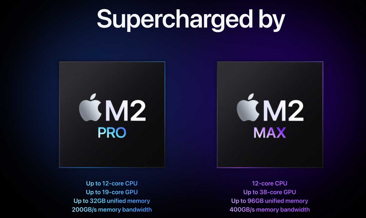 Як змінилися процесори M2 Pro та M2 Pro Max у порівнянні з M1?