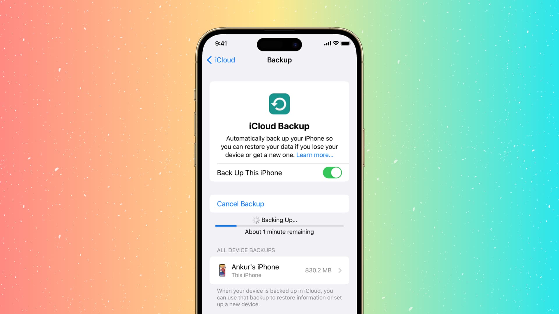 Що таке резервне копіювання iPhone та iPad?