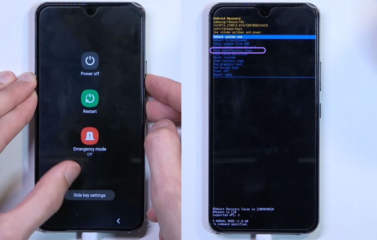 Як скинути Samsung до заводських налаштувань