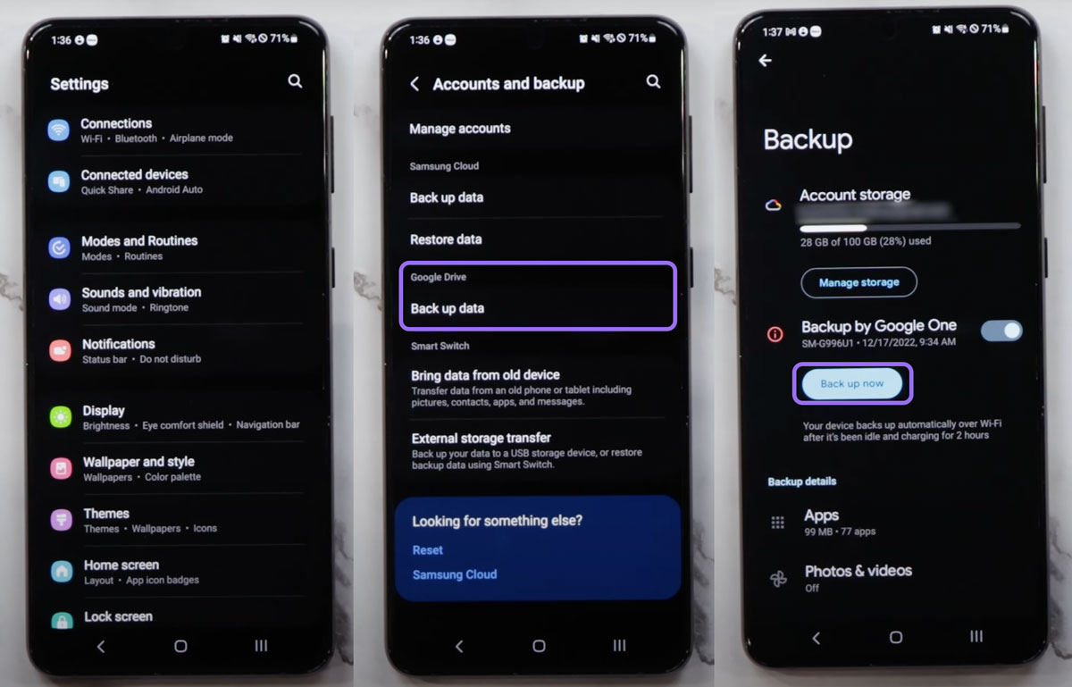Як скинути смартфон Samsung до заводських налаштувань