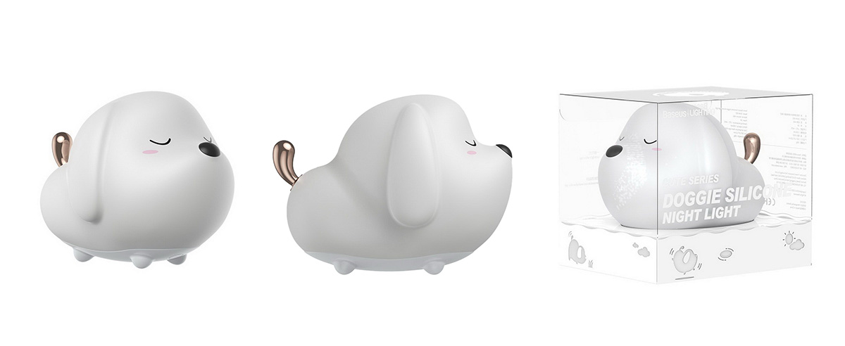 Нічник-світильник Baseus Cute Series Doggie: м'який друг для сну