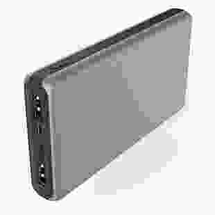 Зовнішній акумулятор (павербанк) HAMA ALU15HD 15000mAh Silver (00187239, 00201656)