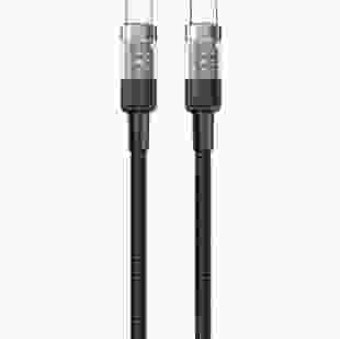 Кабель USB Gelius Fusion GP-UCN003 (Incredible series) Type-C/Type-C (1.25m) (60W) Black