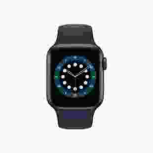 Смарт-годинник Apple Watch Series 6 GPS 44mm Blue Aluminium Case with Deep Navy Sport Band (M00J3)
