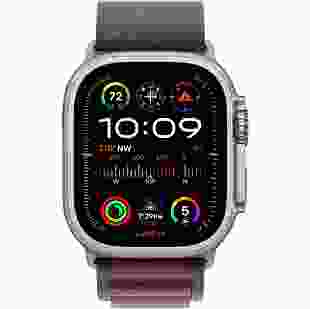 Смарт-годинник Apple Watch Ultra 2 GPS + Cellular 49mm Titanium Case with Indigo Alpine Loop - Small (MRER3)