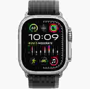 Смарт-годинник Apple Watch Ultra 2 GPS + Cellular 49mm Titanium Case with Blue/Black Trail Loop - M/L (MRF63)