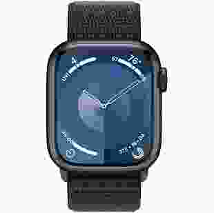 Смарт-годинник Apple Watch Series 9 GPS 45mm Midnight Aluminum Case w. Midnight S. Loop (MR9C3)