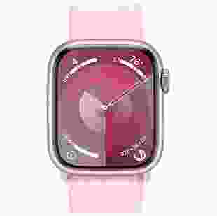 Смарт-годинник Apple Watch Series 9 GPS 41mm Pink Aluminum Case w. Light Pink S. Loop (MR953)
