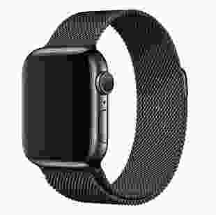 Ремінець Milanese Loop Design для Apple watch 42mm/44mm (Чорний)