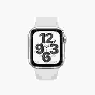 Смарт-годинник Apple Watch SE GPS 40mm Silver Aluminum Case with White Sport Band (MYDM2)