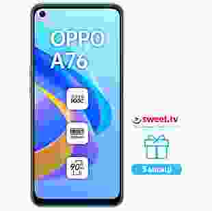 Смартфон OPPO A76 4/128GB Glowing Blue
