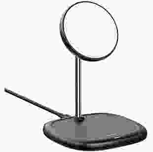 Бездротовий зарядний пристрій Baseus Swan Magnetic Desktop Bracket Black (WXSW-01)