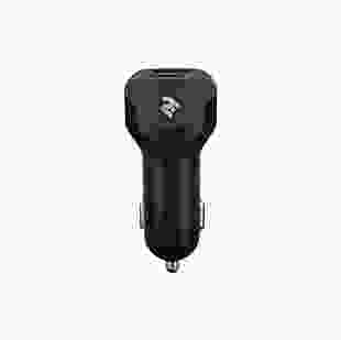 2E Автомобільний зарядний пристрій Dual USB Car Charger (30W) Type-C PD, USB 2.4A, black