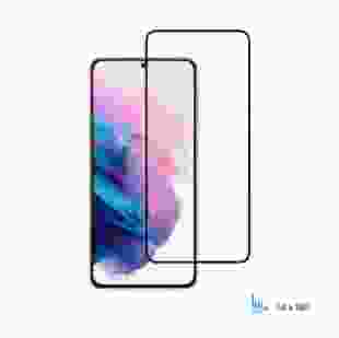 2E Захисне скло Basic для Samsung Galaxy S21+(G996), 2.5D FCFG,(1 Pack), black border
