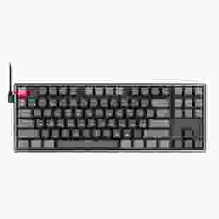 Keychron Клавіатура K8 Aluminum Frame 87 keys, Gateron Brown, Hot-Swap, RGB, BLACK