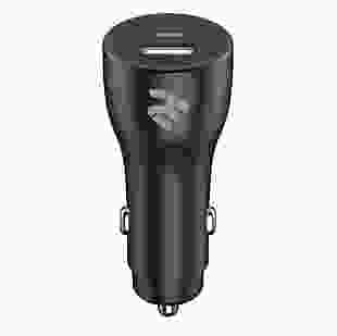 2E Автомобільний зарядний пристрій Dual USB Car Charger 36W, PD, QC, black