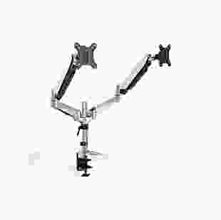 Digitus Кріплення Dual Monitor Clamp gas spring, 15-32", з нахилом, поворотом