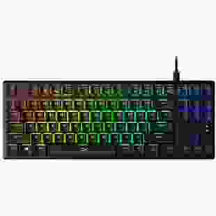 HyperX Клавіатура ігрова Alloy Origins Core Blue USB RGB RU, Black