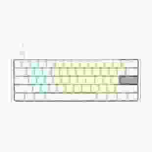 Ducky Клавіатура One 2 Mini, Cherry Speed Silver, RGB LED, RU PBT, White