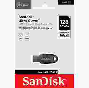 SanDisk Накопичувач 64GB USB 3.2 Ultra Curve Black