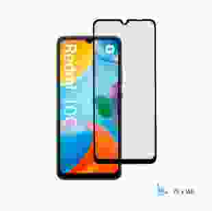 2E Захисне скло Basic для Xiaomi Redmi 10C, 2.5D FCFG, (1 Pack) Black border