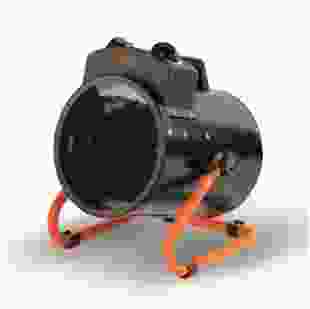 2E Теплова гармата електрична, 3кВт, 30м2, 286 м3/год, нагр.елемент - нерж.сталь, IPX4, чорний