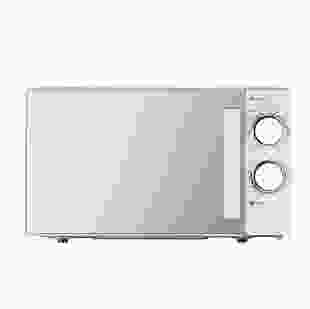 ARDESTO Мікрохвильова піч, 20л, мех.управл., 800Вт, відкр.ручкою, сріблястий