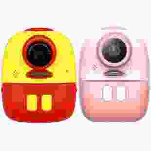 Дитяча фотокамера D10 з миттєвим друком (Yellow)