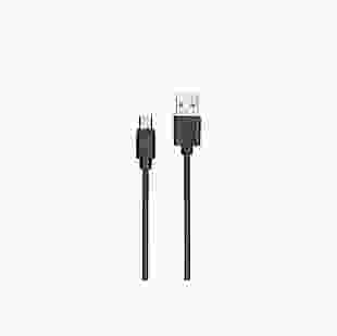 Кабель Micro USB KITs USB2.0 AM/Micro-BM 1A Black 1m (KITS-W-001)