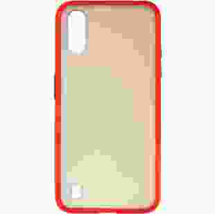 Gelius Bumper Mat Case for Samsung A015 (A01) Red