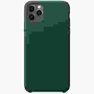 Чохол Apple Leather Case for iPhone 11 Pro Max Forest Green (MX0C2)