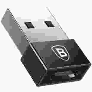 Перехідник Baseus USB to USB-C Exquisite Black (CATJQ-A01)