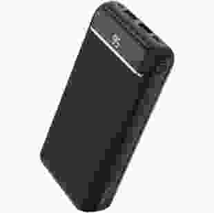 Зовнішній акумулятор (павербанк) Hoco with Display Famous 20000mAh J59A Black