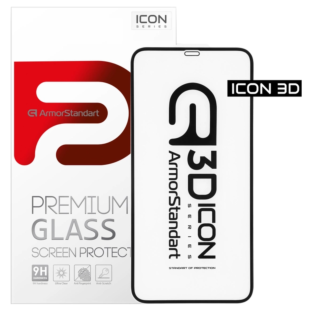 Захисне скло Armorstandart Icon 3D для Apple iPhone 12 mini Black (ARM57193)