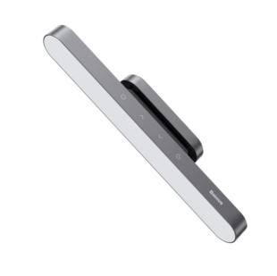 Офісна настільна лампа Baseus Magnetic Stepless Dimming Charging Dark Gray (DGXC-C0G)
