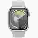 Смарт-годинник Apple Watch Series 9 GPS 45mm Starlight Aluminum Case w. Starlight Sport Band - S/M (MR963)
