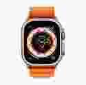 Смарт-годинник Apple Watch Ultra GPS + Cellular 49mm Titanium Case with Orange Alpine Loop - Small (MNHA3/MNHH3)