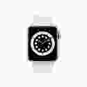 Смарт-годинник Apple Watch Series 6 GPS 44mm Silver Aluminum Case with White Sport Band (M00D3)