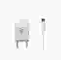2E Набір Мережевий ЗП USB Wall Charger USB:DC5V/2.1A +кабель MicroUSB 2.4A, white