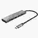 Trust USB-хаб HALYX FAST 3USB+CARD READER USB-C ALUMINIUM