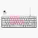 2E Gaming Клавіатура ігрова KG380 RGB 68key Gateron Brown Switch BT/USB White Ukr