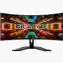 Gigabyte Монітор LCD 34" G34WQC-A, 2xHDMI, 2xDP, MM, VA, Curved, 3440x1440, 144Hz, 1mc, sRGB 120%, HDR400, FreeSync
