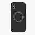 Чохол Pump Silicone Minimalistic Case for iPhone X/XS Circles on Dark